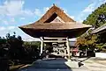 茅葺きの鐘楼