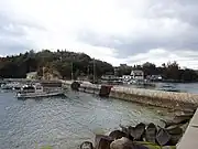 喜兵衛島から見た屏風島