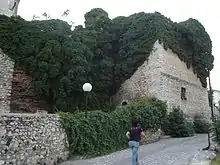 ドラマ市街にあるビザンツ時代の城壁