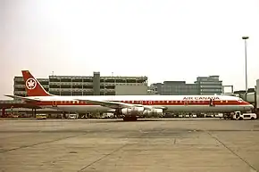 エア・カナダのDC-8-61