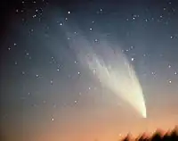 1976年のウェスト彗星。
