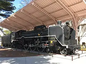 仙台市で保存されているC60 1(2018年撮影)