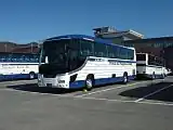 夜行高速バス「クリスタルライナー」1号車専用車両(山梨交通敷島営業所・C767)