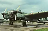 He111として用いられたCASA C-2.111F（撮影に使用された機体とは異なる）