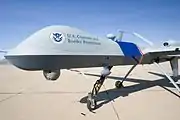 税関・国境警備局の無人偵察機MQ-9 リーパー