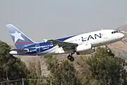 エアバスA318-100（LAN航空時代）