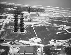 サターンI ロケット SA-4を搭載したLC-34（1963年3月28日）