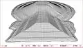 3DCGで描画。前方部正面から見る