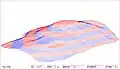 3DCGで描画。左手前に前方部