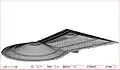 3DCGで描画。北側から見る