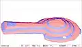 3DCGで描画。東側から見る