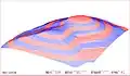 3DCGで描画。南方向から見る