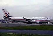 同型機のボーイング747-400