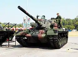 陸軍歩兵学校で展示されるCM12