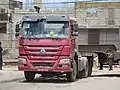 ジャマイカで稼働するHOWO340トラクター