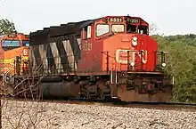 Canadian National #5321, an EMD SD40-2W