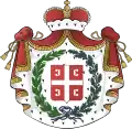 セルビア公国(1835年-1882年)の国章