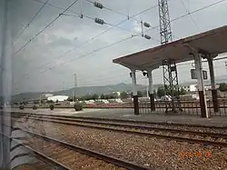 霊宝駅構内