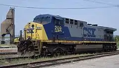 CSX 209, a GE AC4400CW.