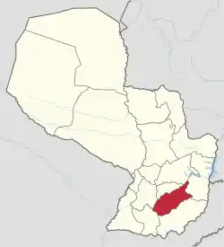 Location of カアサパ県