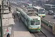 近畿車輛製の電車(ヘリオポリス向け)(2010年撮影)