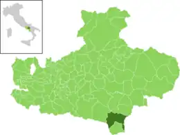 アヴェッリーノ県におけるコムーネの領域