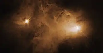 ハッブル宇宙望遠鏡 (HST) の広視野惑星カメラ2 (WFPC2) が捉えた散光星雲NGC 6729。