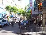 メインストリートのウルグアイ通り
