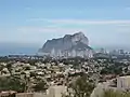 カルペの町と岩山