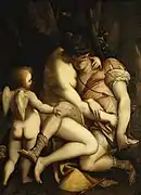 ヴィーナスとアドニスエルミタージュ美術館蔵