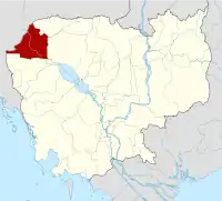 バンテイメンチェイ州の位置