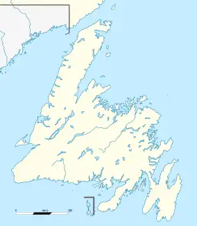 Cape Spearの位置(ニューファンドランド島内)