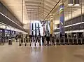 カナリー・ウォーフ駅の切符売り場
