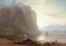 「サグネの夜明け(Sunrise on the Saguenay, Cape Trinity)」カナダ国立美術館蔵