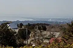 マザー牧場より望む富津岬遠望