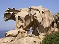 カーポ・ドルソの奇岩 熊の形状（Bear's Rock）