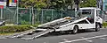 単車 2台積み上段を降ろした状態
