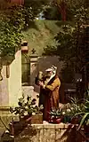 カール・シュピッツヴェーク: The Cactus Friend, before 1858年