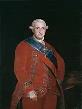 スペイン財務省のバージョン。アグスティン・エステベ（英語版）による1790年頃の複製と考えられている。プラド美術館所蔵。現在はヴィクトル・バラゲール美術館（英語版）に寄託。
