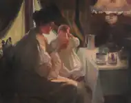 「母親(Maternidad)」(1905)カルロス・マリア・エレーラ