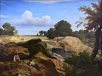 フォンテーヌブローの森の採石場 (1833)