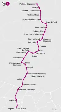 地理的に正確な路線図