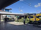 プラットホーム頭端部