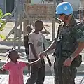 国際連合ハイチ安定化ミッションに臨むブラジル兵
