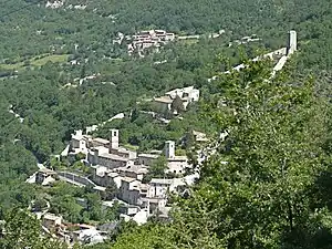 カステルサンタンジェロ・スル・ネーラの風景