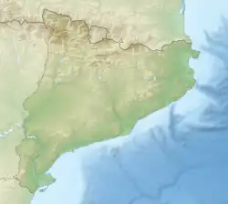 ロザス湾の位置(カタルーニャ州内)
