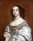 『英国王妃キャサリン・オブ・ブラガンザの肖像』（1665年）