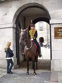 正装の王立騎馬砲兵（Royal Horse Artillery）