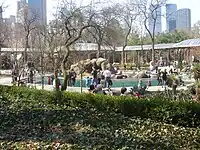 Central area of the Central Park Zoo