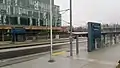 将来的にはVIA鉄道駅との乗換駅となるキッチナー中央駅